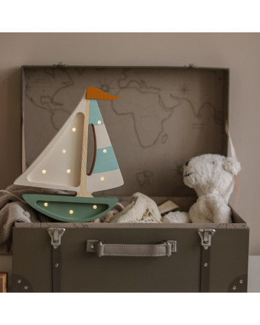Mini veilleuse en bois - voilier olive tree