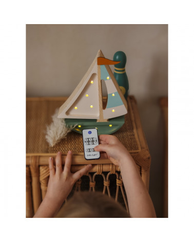 Mini veilleuse en bois - voilier olive tree