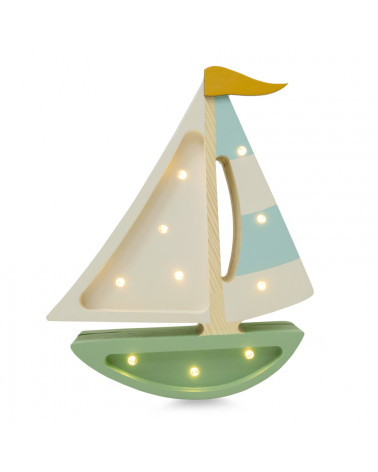 Mini veilleuse en bois - voilier olive tree