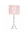 Lampe à poser étoiles rose