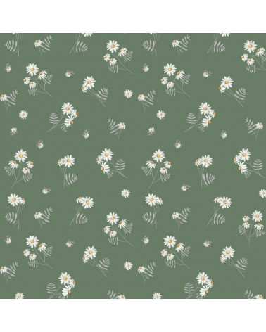 Papier peint enfant Camomilla Green
