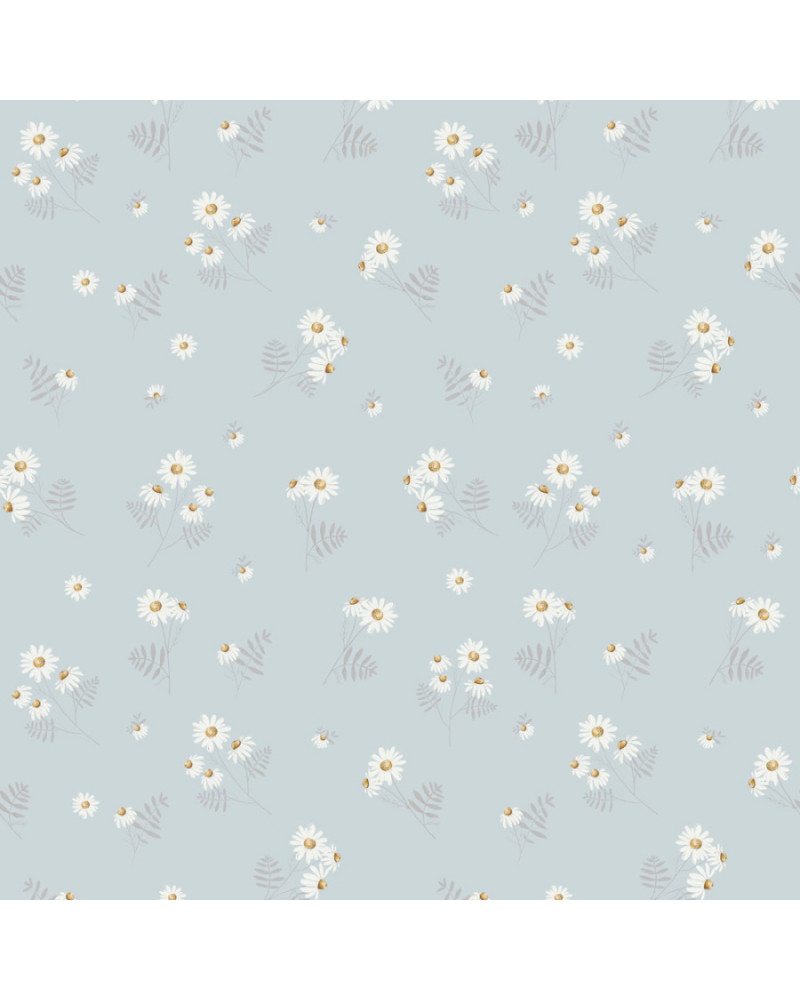 Papier peint enfant Camomilla Bleu