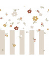 Echantillon Papier peint enfant Boho meadow and stripes