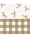 Echantillon Papier peint enfant Rustic garden white