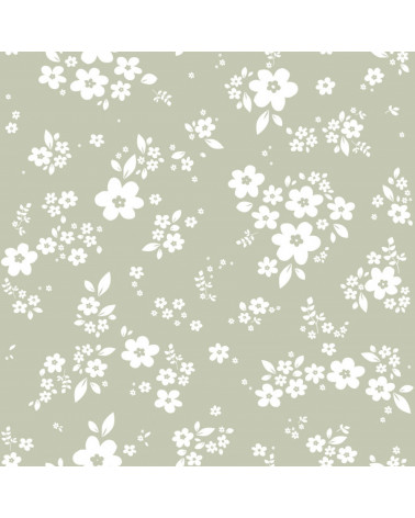 Papier peint enfant lace meadow green