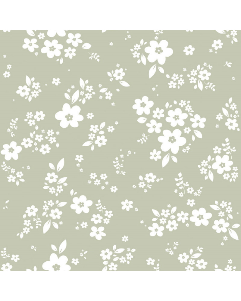 Papier peint enfant lace meadow green