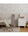 Papier peint enfant Boho meadow and check