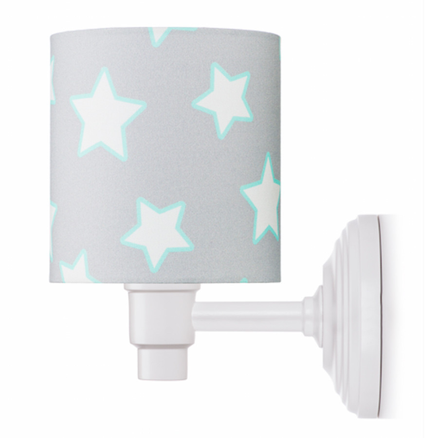 applique murale grise étoiles