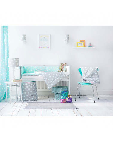 collection étoiles menthe et gris