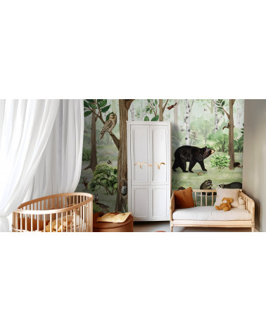 Papier peint enfant Forest Lookbook -  Kikki belle
