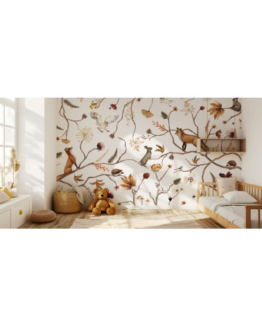 Papier peint enfant Playful Forest - Kikki Belle