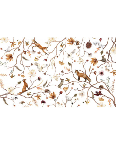 Papier peint enfant Playful Forest - Kikki Belle