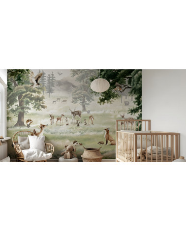 Papier peint enfant Forest Fun - Kikki Belle