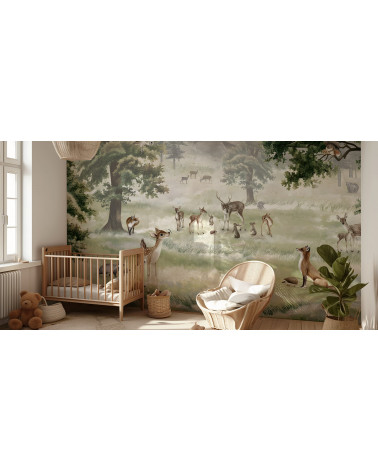 Papier peint enfant Forest Fun - Kikki Belle