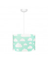 suspension enfant menthe nuages