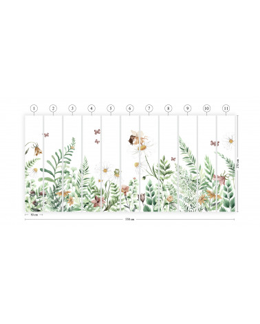 Papier peint enfant Fairy Garden - Kikki belle