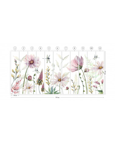 Papier peint enfant Fabulous Flowers - Kikki Belle