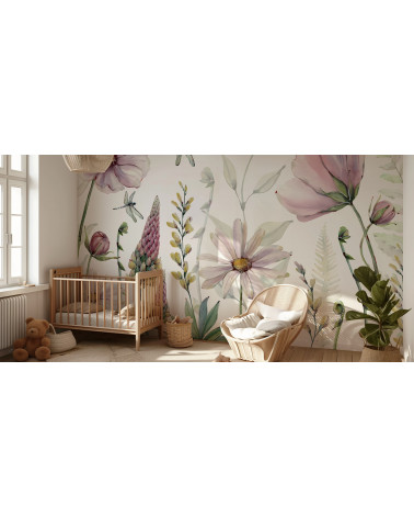 Papier peint enfant Fabulous Flowers - Kikki Belle