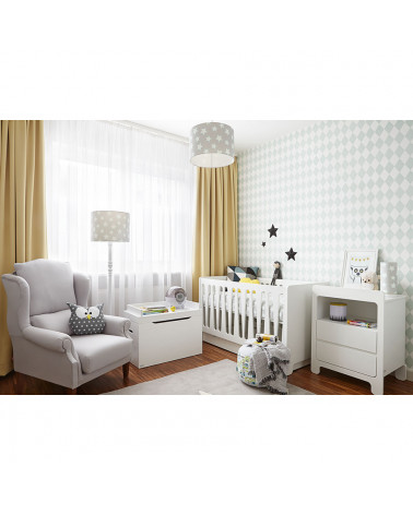 suspension étoiles grise