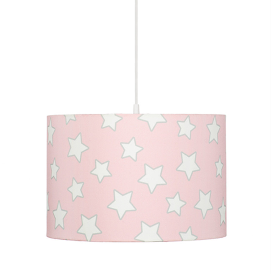 suspension rose étoiles