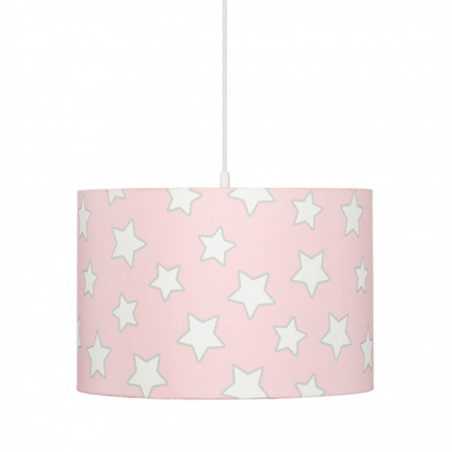 suspension rose étoiles