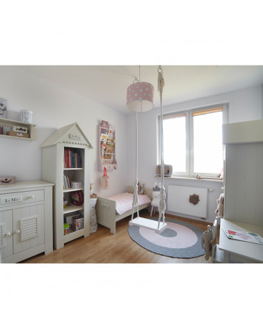 suspension étoiles rose