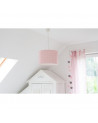 suspension rose pois chambre
