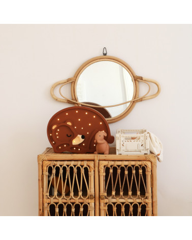 Lampe veilleuse en bois Ours