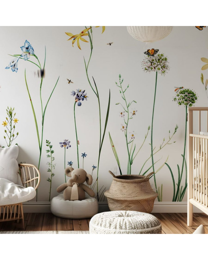 Papier peint enfant Butterfly Garden - Kikki Belle