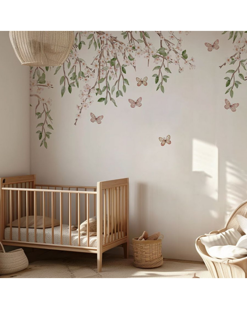 Papier peint enfant Blooming Blossom - Kikki Belle