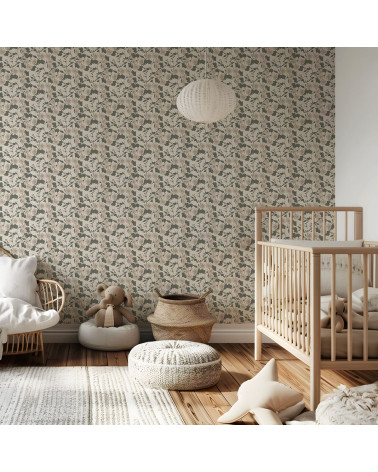 Papier peint enfant - Hollyhock