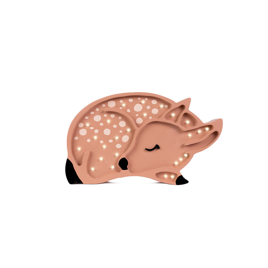 Veilleuse en bois biche