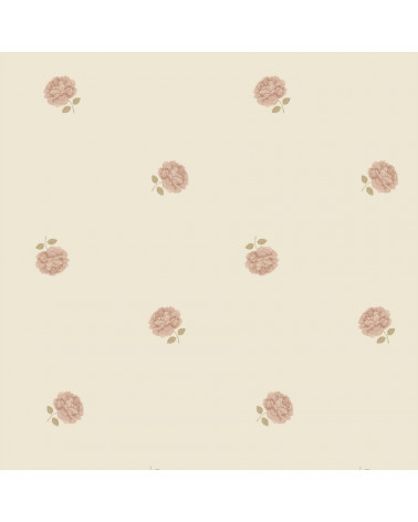Echantillon papier peint Rosier