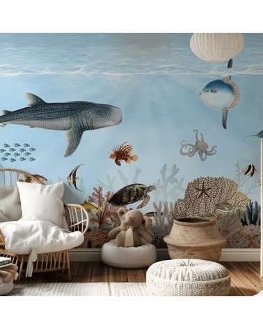 Papier peint enfant Ocean Lookbook - kikki belle