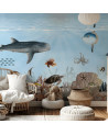 Papier peint enfant Ocean Lookbook - kikki belle