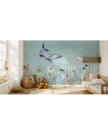 Papier peint enfant Secret Sealife
