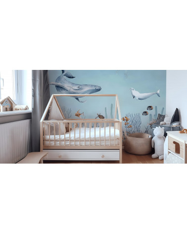 Papier peint enfant Secret Sealife