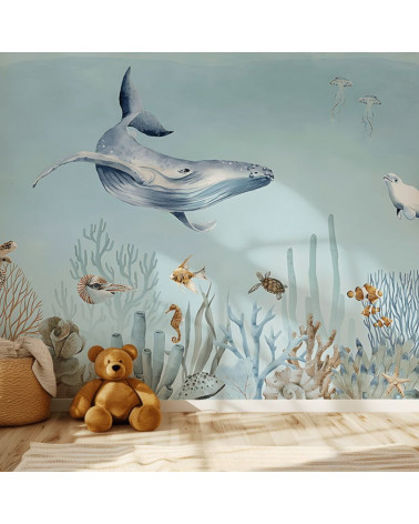 Papier peint enfant Secret Sealife