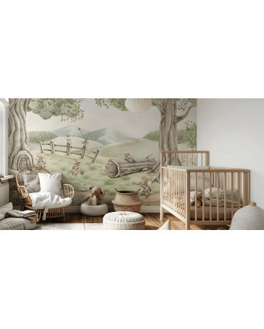 Papier peint enfant Mouse Family