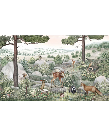 Papier peint enfant Happy Hills