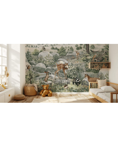 Papier peint enfant Happy Hills