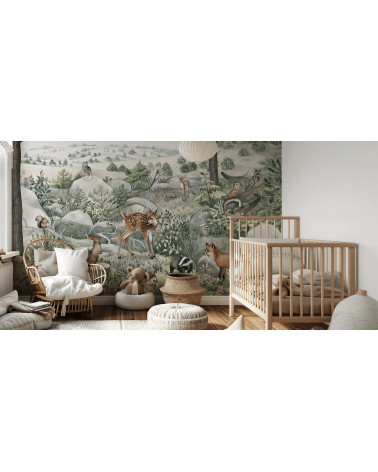 Papier peint enfant Happy Hills