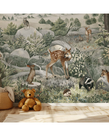 Papier peint enfant Happy Hills