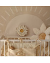 Lampe veilleuse en bois marguerite blanche - little lights