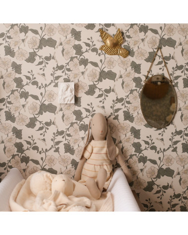 Papier peint enfant - Hollyhock