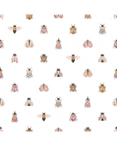 Papier peint enfant - jolis insectes - Lilipinso