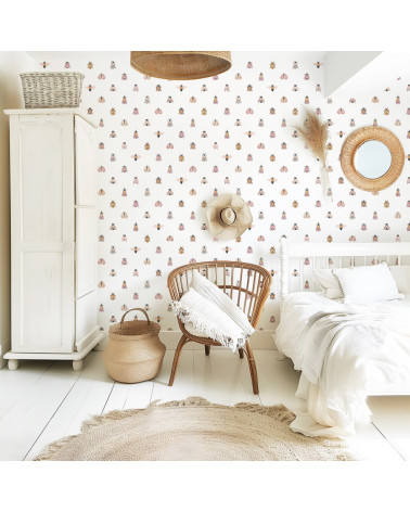 Papier peint enfant - jolis insectes - Lilipinso