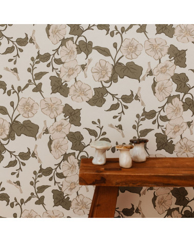 Papier peint enfant - Hollyhock
