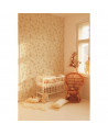 Papier peint enfant subtle beige leaves