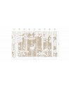 Papier peint enfant Monochrome Forest - Brown - Kikki Belle